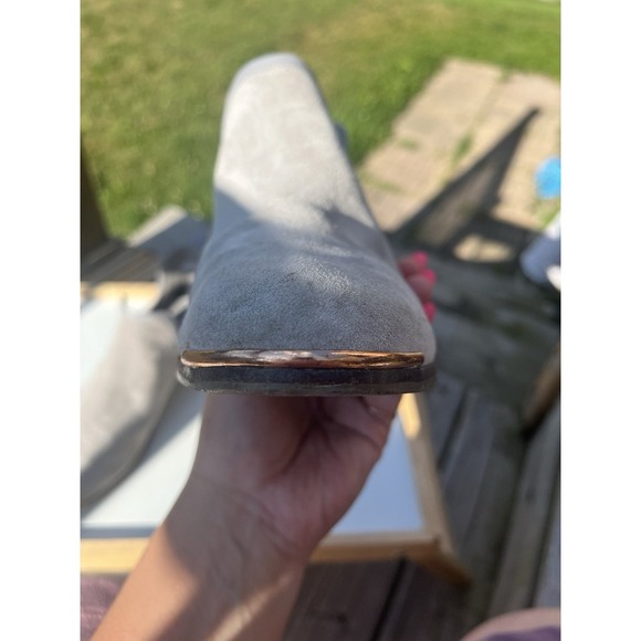 Ted Baker Twillo Suede Cut Out Ankle Bootie Grey Size 41 - Picture 9 of 11